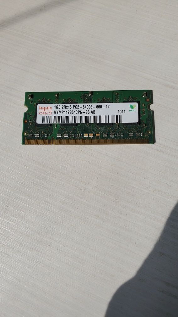 ОЗП DDR2 Hynix 1 Gb 2R×16 PC2-6400S-666-12