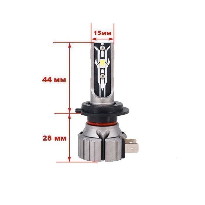 Комплект LED ламп CYCLONE TYPE 32 H7 15W 6000K 4800Lm  (пара)