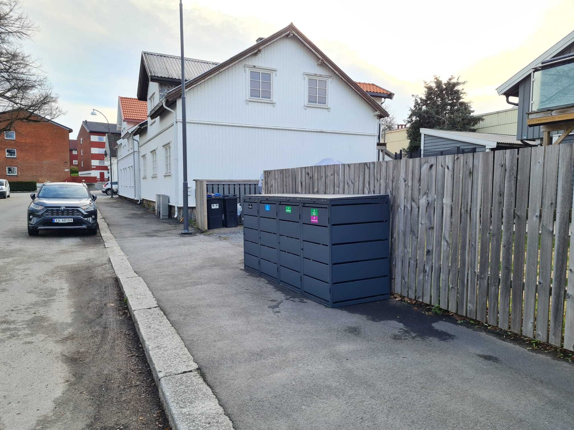 Domek Ogrodowy Narzędziowy Wiata Śmietnikowa Zabudowa Koszy Schowek
