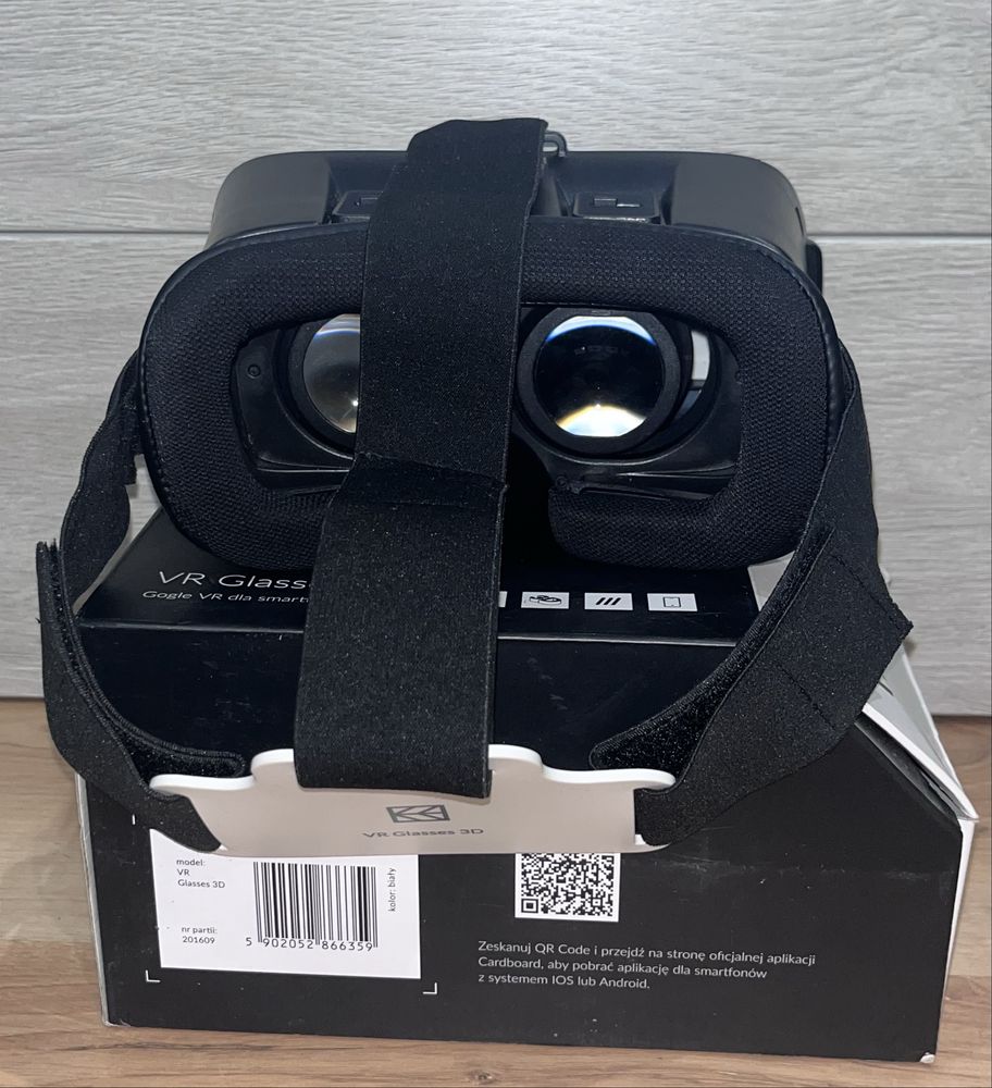 Okulary 3D HYKKER VR białe