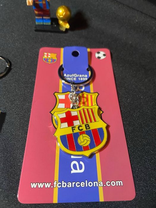 Zestaw Messi – Minifigurka + Brelok Barca + FIFA Karta | Nowe