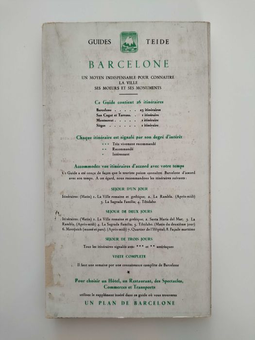 Barcelone - Guide 'Teide' (A. Cirici Pellicer)