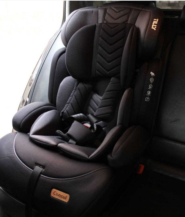 Автокресло детское, автокрісло з бустером TILLY група 1-2-3,  9-36 кг