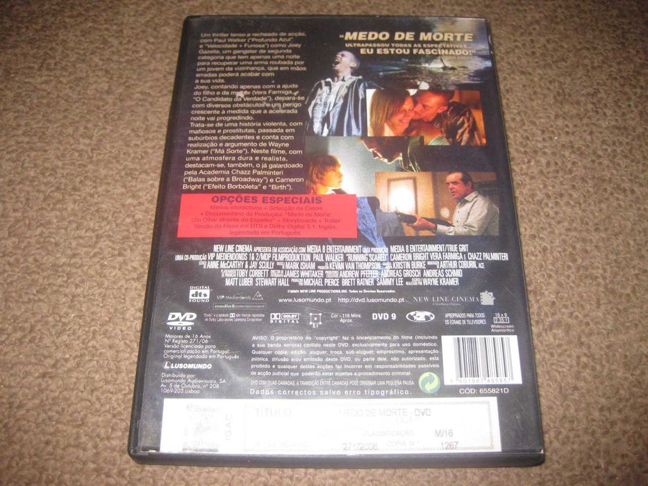 DVD "Fear of Death" starring Paul Walker64563939078785121