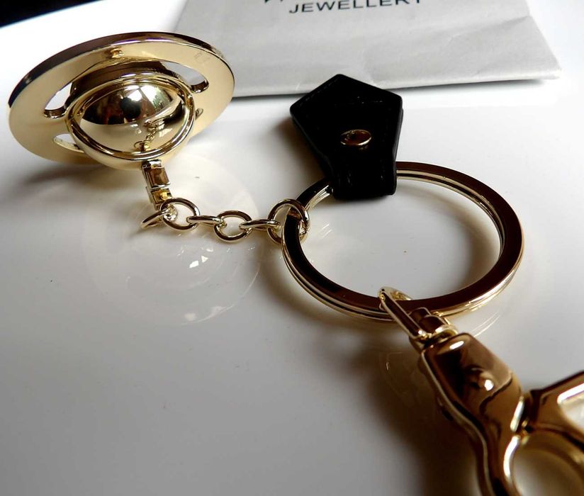 Vivienne Westwood luksusowy mosiężny brelok do torebki lub kluczy