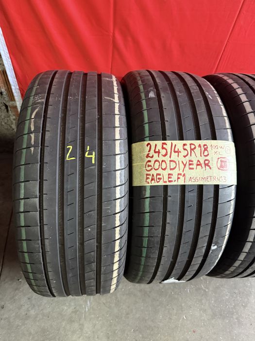 Pneus 245/45/18 Goodiyear Todos Iguais Impecaveis
