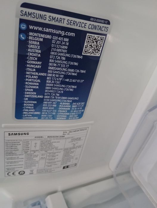 Lodówka SAMSUNG No Frost 185cm