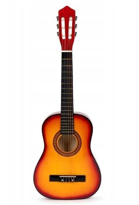Gitara Gitarka Dla Dzieci Klasyczna Duża Drewniana Na Prezent *okazja*