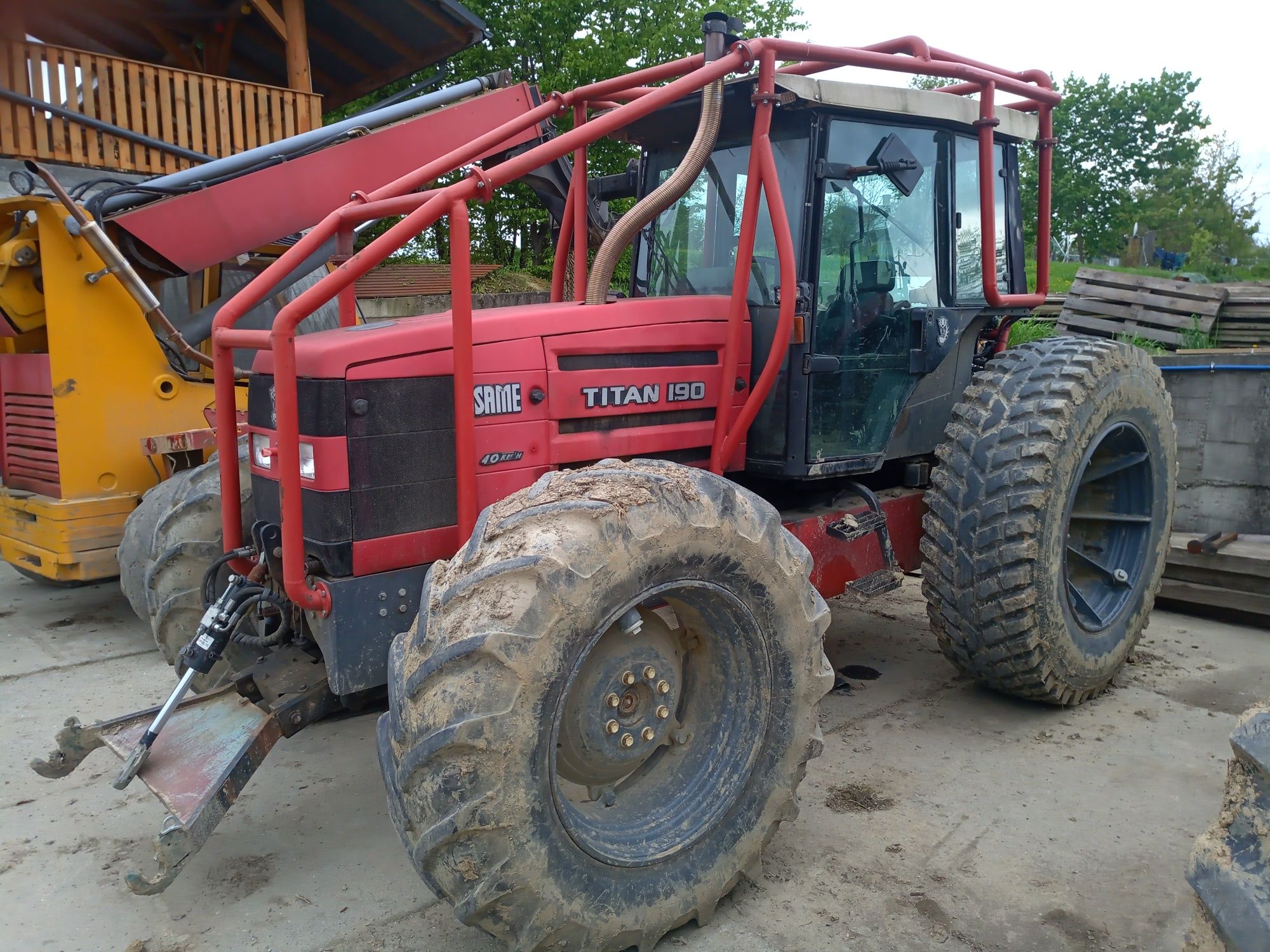 Ciągnik rolniczy same titan 190 Lamborghini  Deutz-Fahr