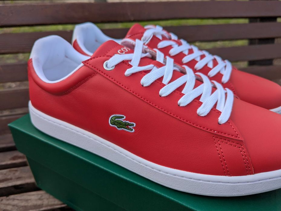 Lacoste Hydez PSMA RED. Мужские кроссовки. Оригинал. Кожа