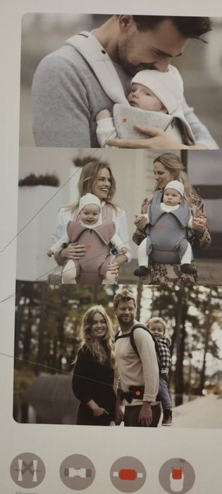 Porta bebê novo  várias posições