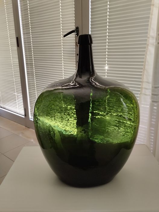 Garrafão antigo de vidro 20L