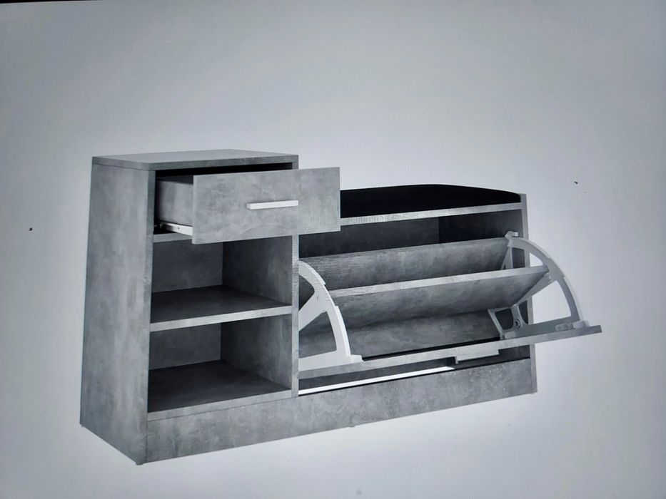 NOVO Banco Sapateira / Shoe Bench with Storage