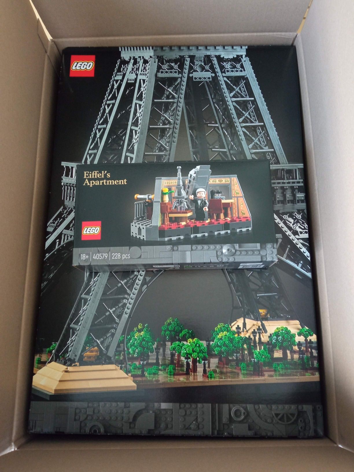 Nowe Lego 10307  Wieża Eiffla + Mieszkanie Eiffla 40579