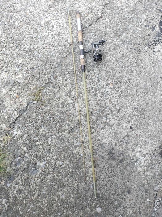 stara wędka z kołowrotkiem nr 1