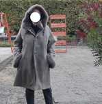 NOWY Damski kożuch ze skóry naturalnej z lisem z Podhala r 46/48 XXXXL