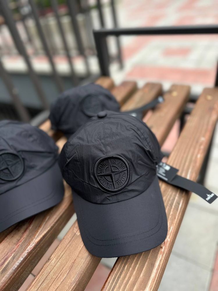 Кепка Stone Island nylon cap black