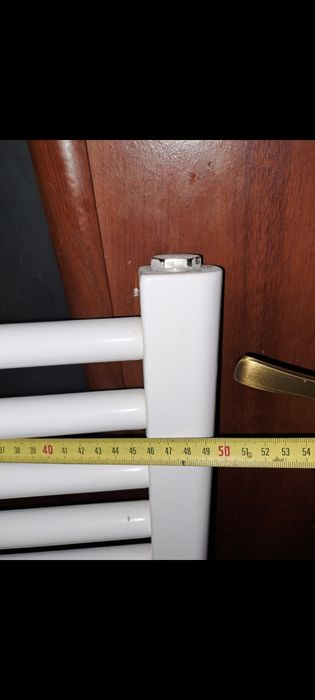 Grzejnik łazienkowy drabinkowy wys: 120cm. Szer: 50cm. Biały