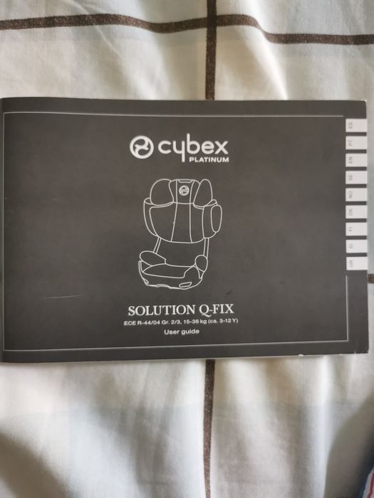 Cadeira auto Cybex Platinum Solution Q-Fix (Grupo 2/3)