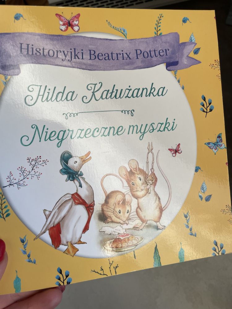 Książeczka Historyjki Beatrix Potter. Książka, bajka, Myszki