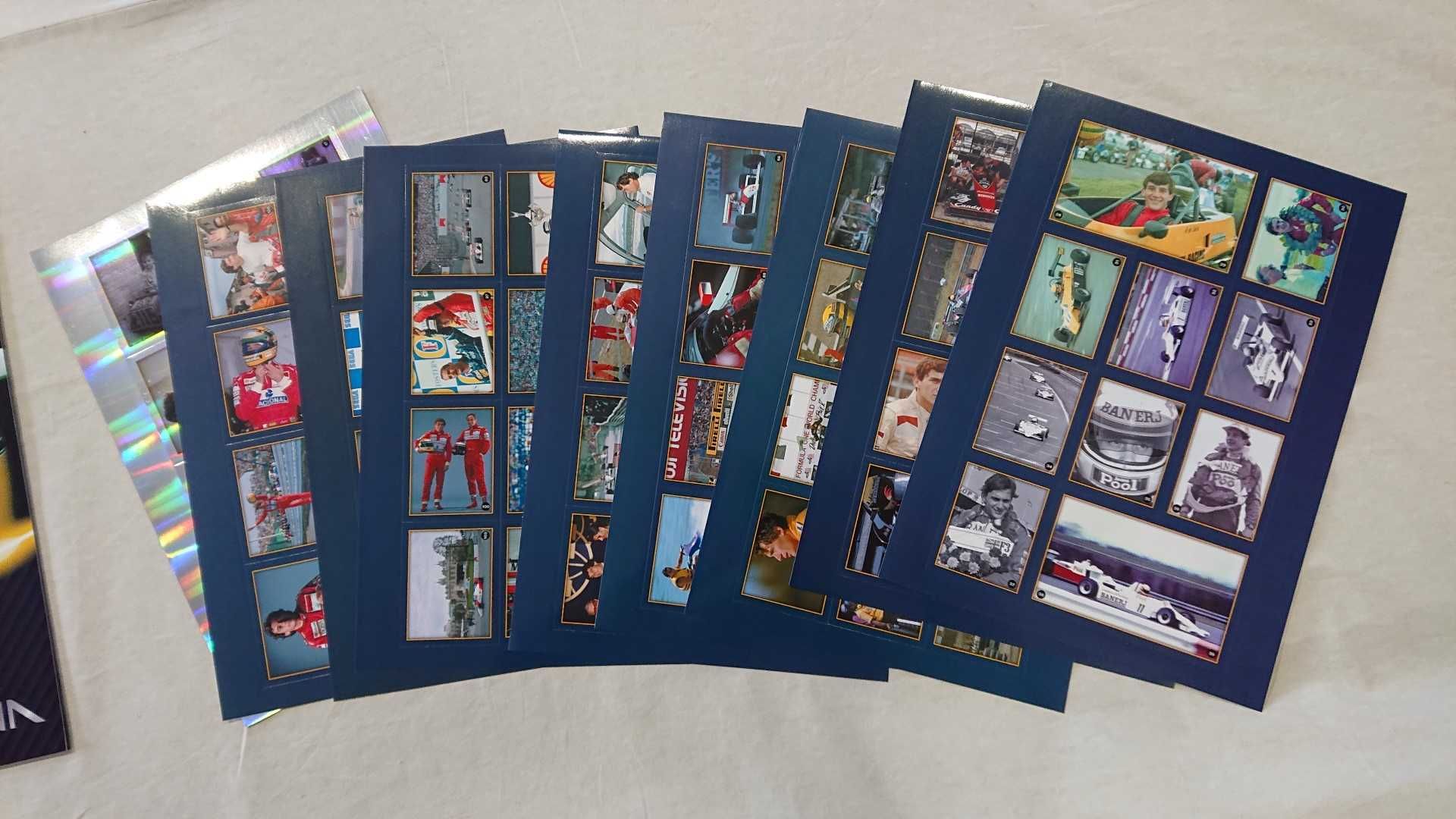 Caderneta F1  Ayrton Senna (Topps) + MotoGP 2023 (Panini)