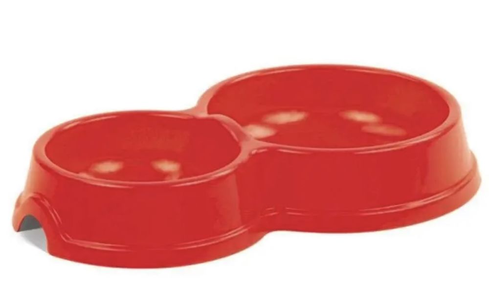 Миска двойная для кота, собаки новые