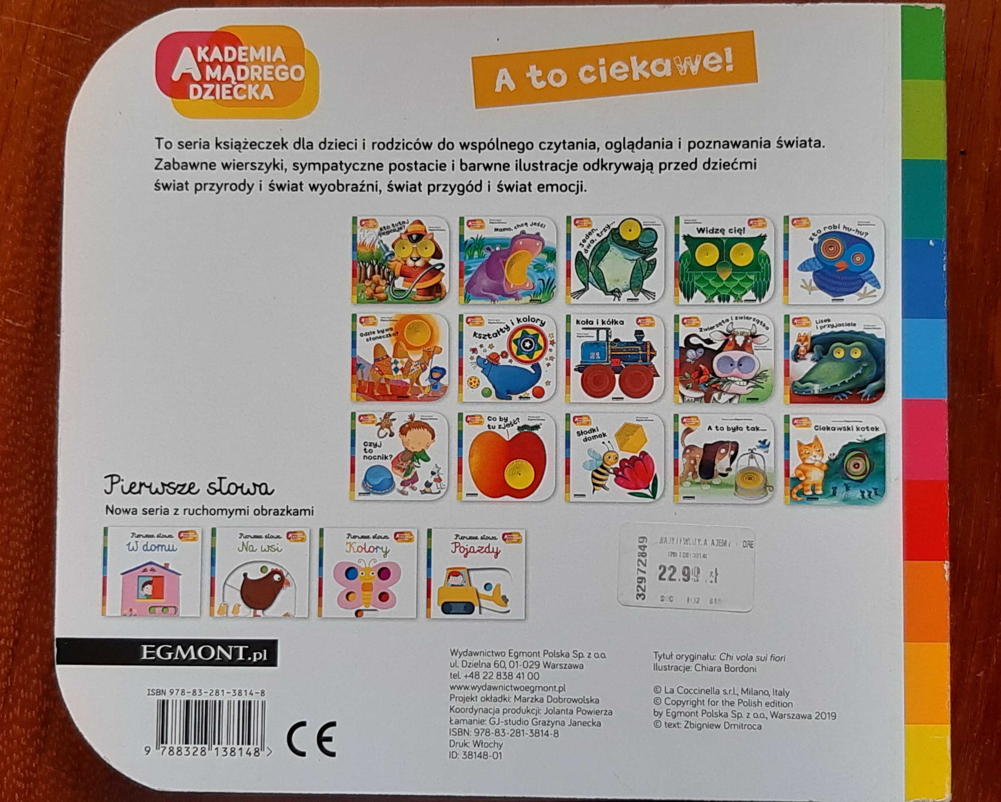 Owady i kwiaty Opr. Twarda, Akademia Mądrego Dziecka, Z. Dmitroca BDB