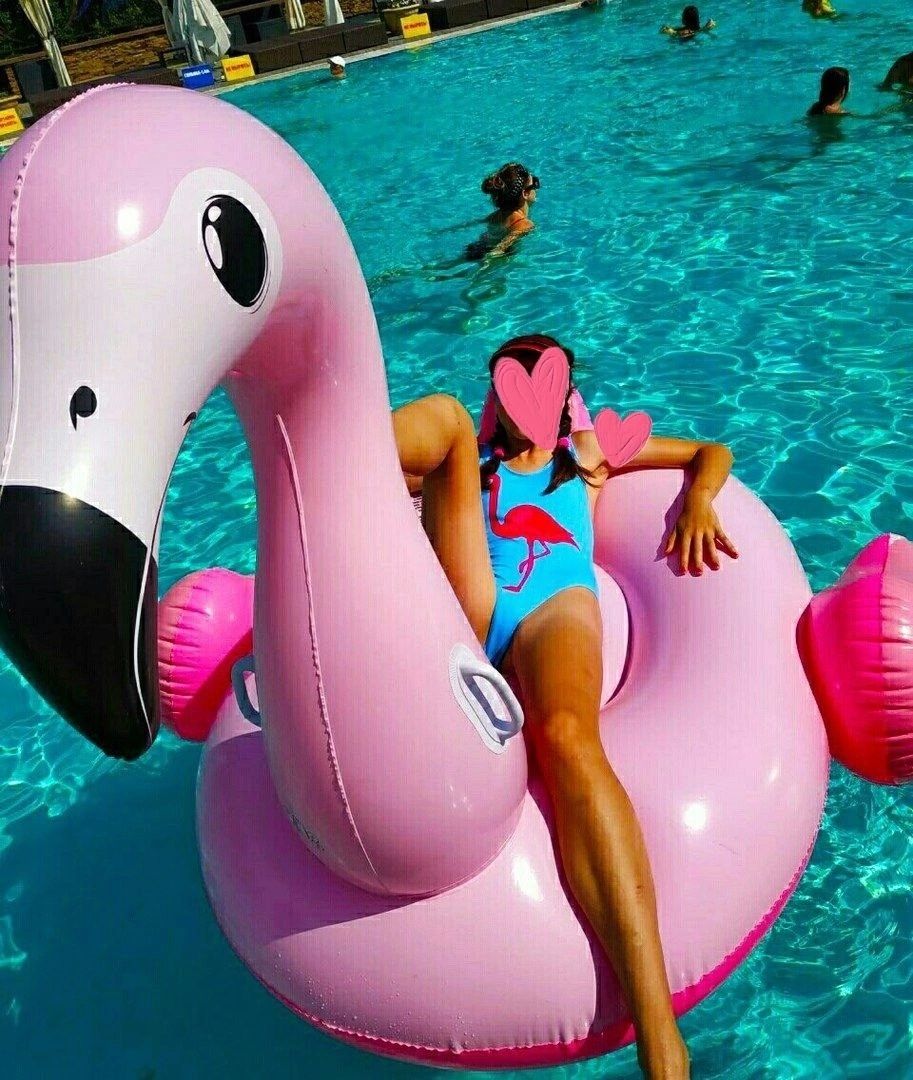 Продам надувной большой плот фламинго