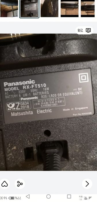 Radio jamnik panasonic RX-FT510
