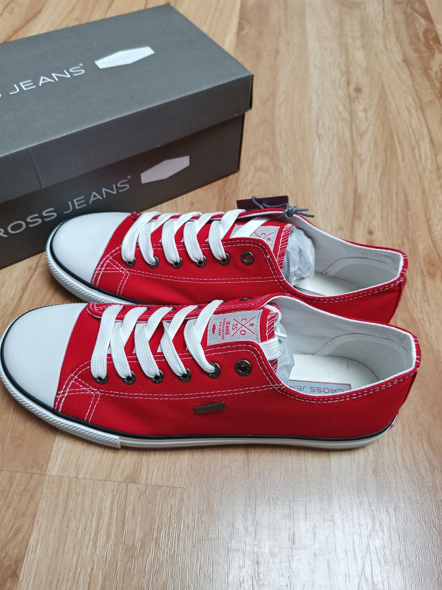 Trampki, tenisówki unisex, Cross Jeans, rozmiar 42. NOWE