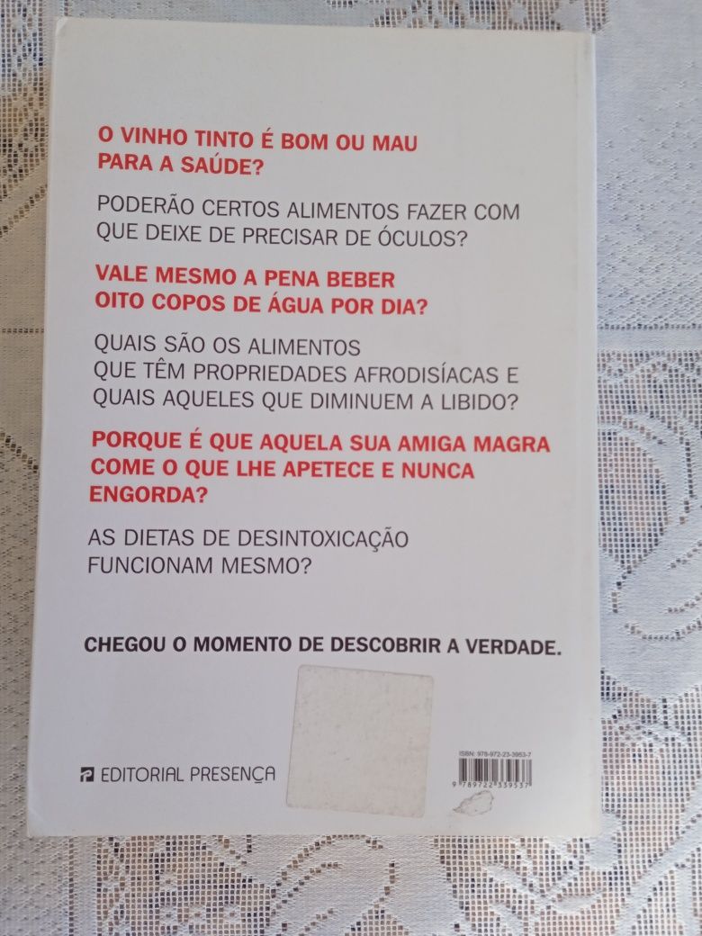 Livro a verdade sobre alimentos