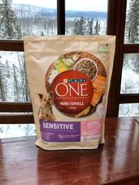 Сухой корм для собак Purina One Mini/Small Sensitive с лососем 800 гр