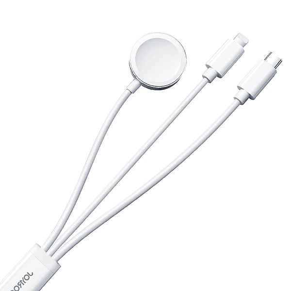 Kabel 3 w 1 Joyroom S-IW008 magnetyczna ładowarka USB-A - Lightning/US