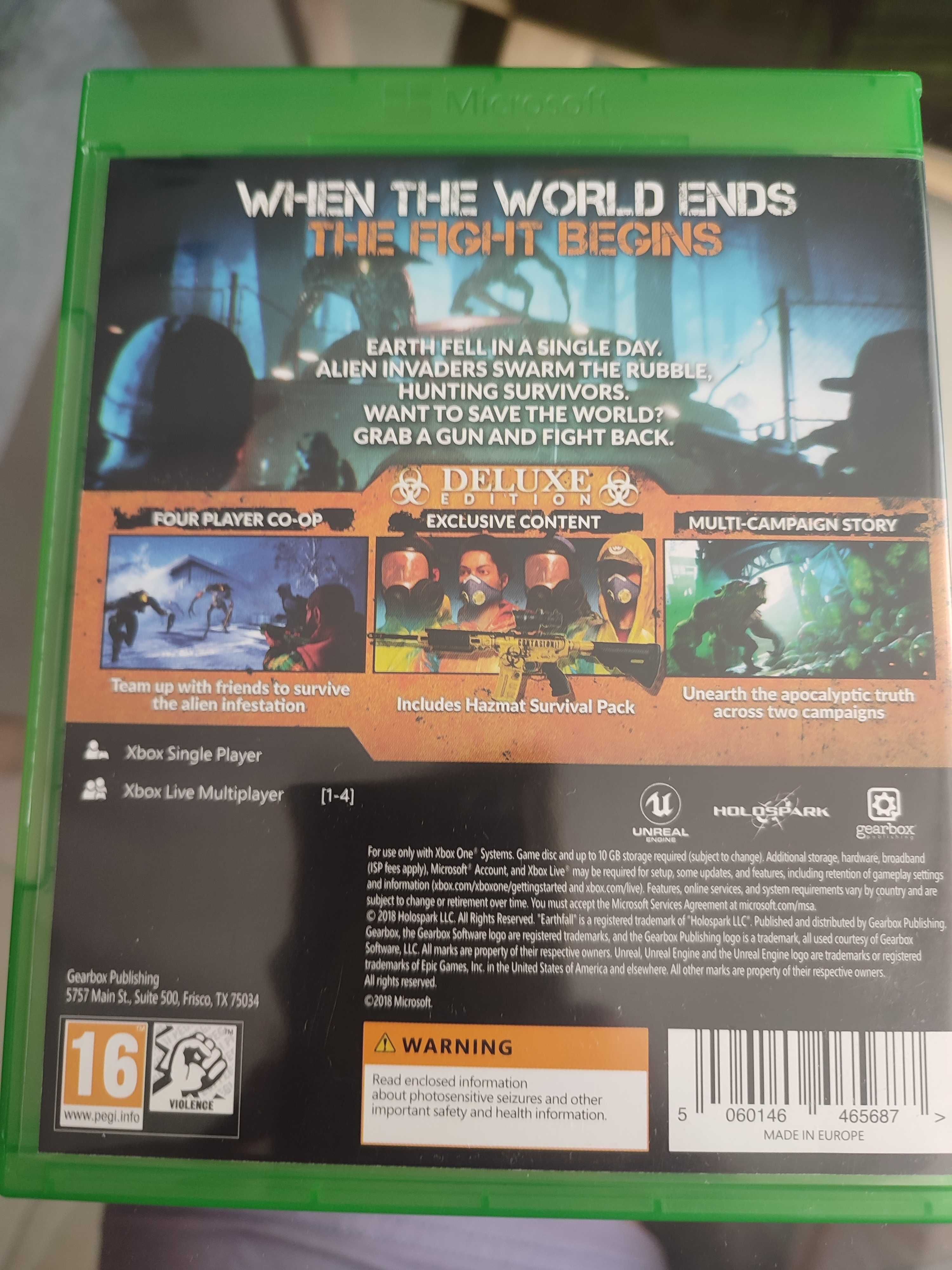 Earth Fall Deluxe Edition xbox