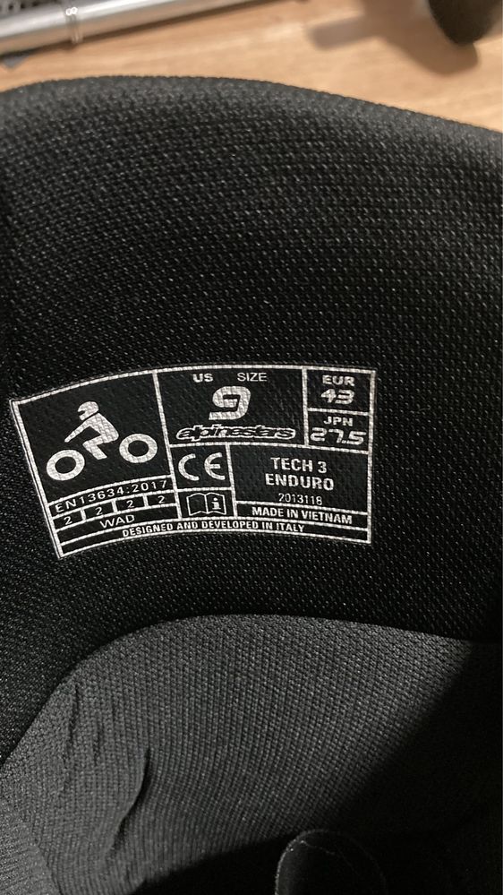 Alpinestar tech3 enduro