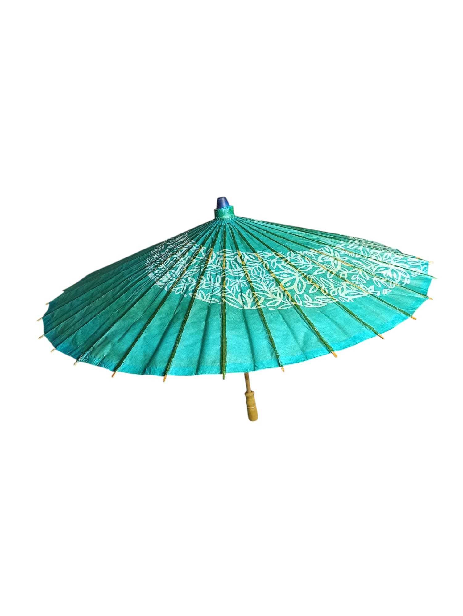60s Traditional Chinese Oil Paper Cosplay Zdobiony Parasol Vintage