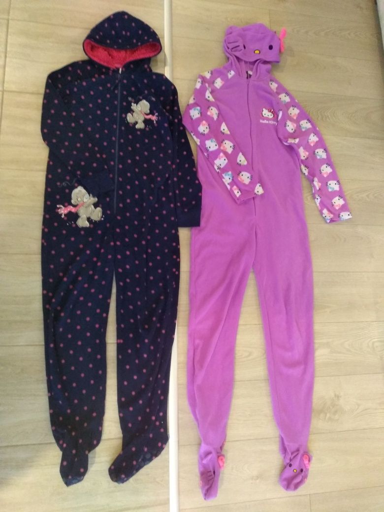 Kombinezon zimowy piżama damska młodzieżowa onesie S