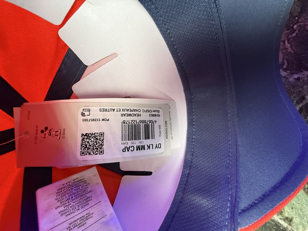 100% ОРИГІНАЛ! Кепка дитяча adidas disney