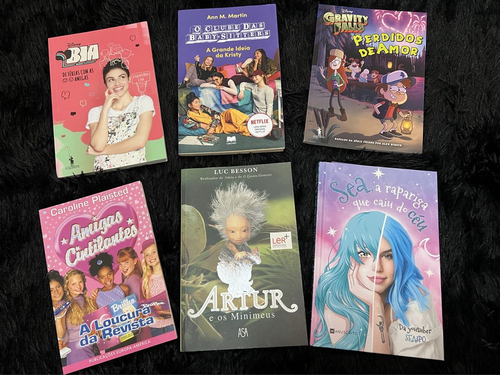 Conjunto Livros Juvenis Menina NOVOS