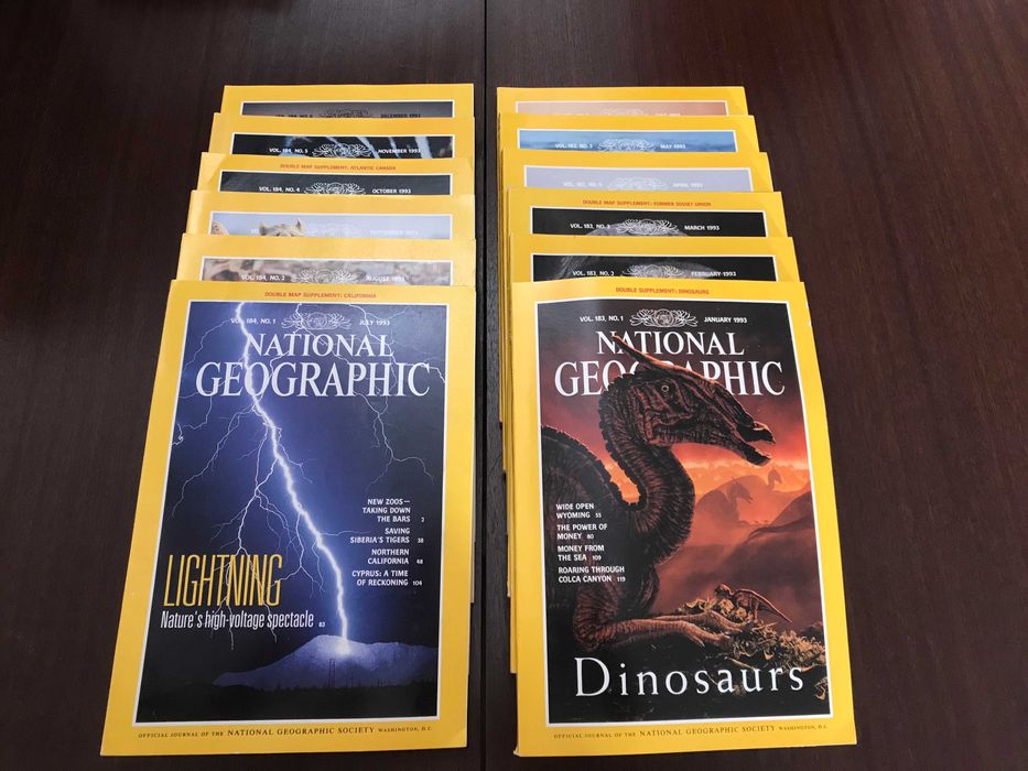 Revista "National Geographic" anos 90