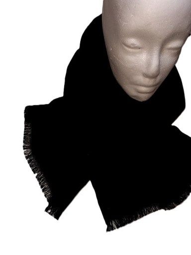 Szal damski czarny