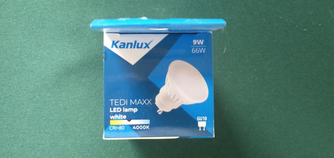 Żarówka LED TEDI MAXX LED GU10-NW 9W biała neutralna