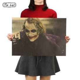 B. DUŻY piękny plakat filmowy vintage JOKER