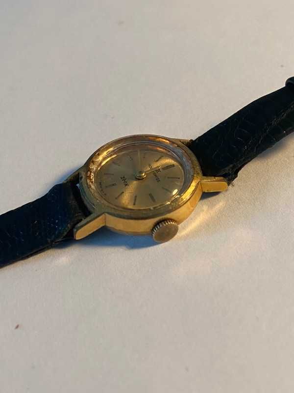 Luksusowy zegarek Edox Roco Swiss Gold Plated