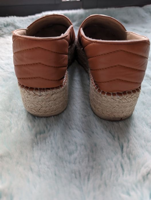 Valentino Palmera Sauvage Espadrille Platform Loafers