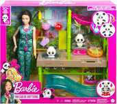 Lalka Barbie Zestaw Weterynarz Opieka Nad Pandami I Akcesoria Hkt77