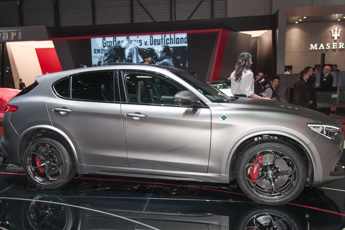 Alfa Romeo Stelvio NRING - listwa progowa próg Lewa Prawa - CARBON