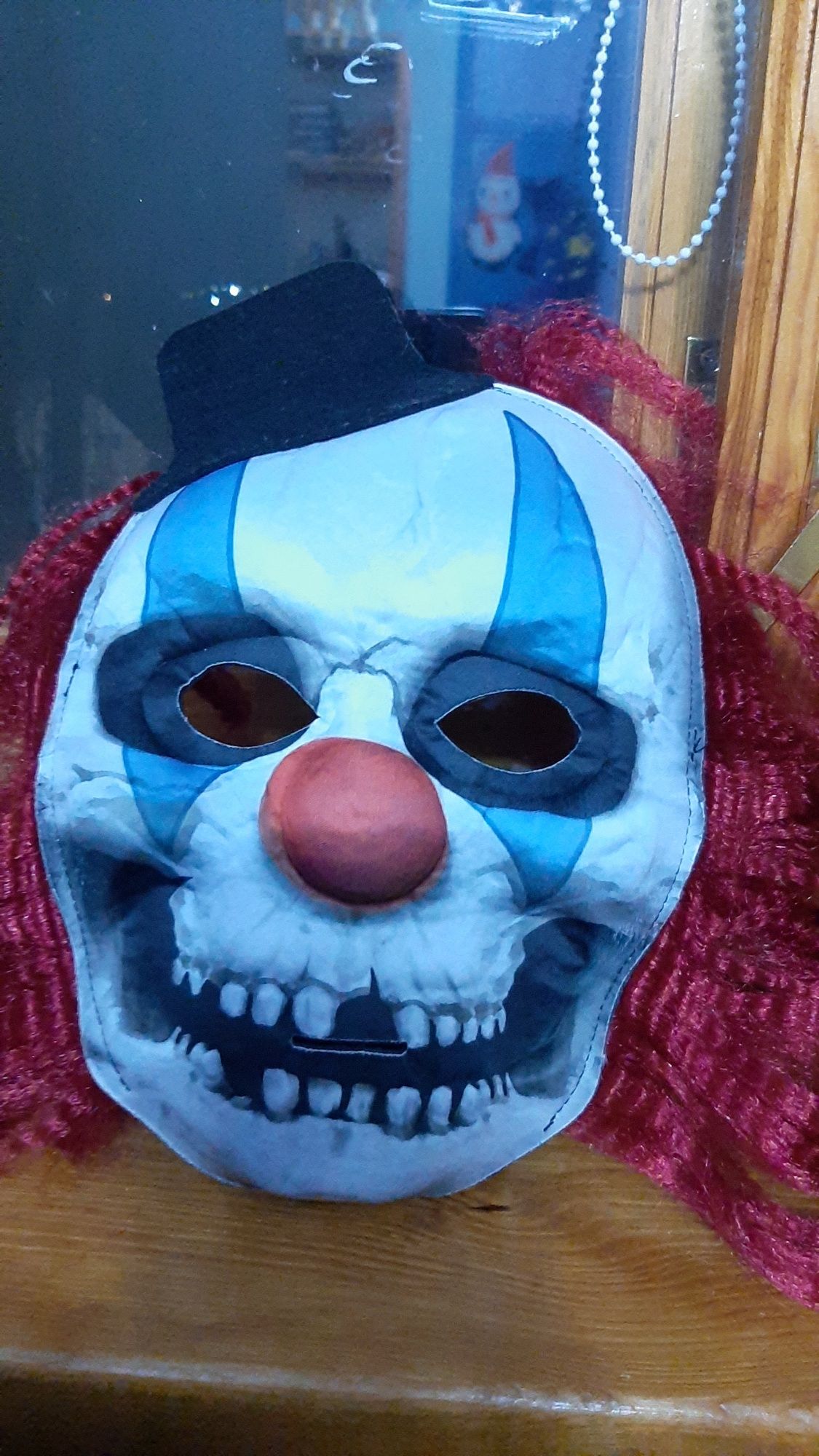 Карнавальная маска  Страшный Клоун,взрослая