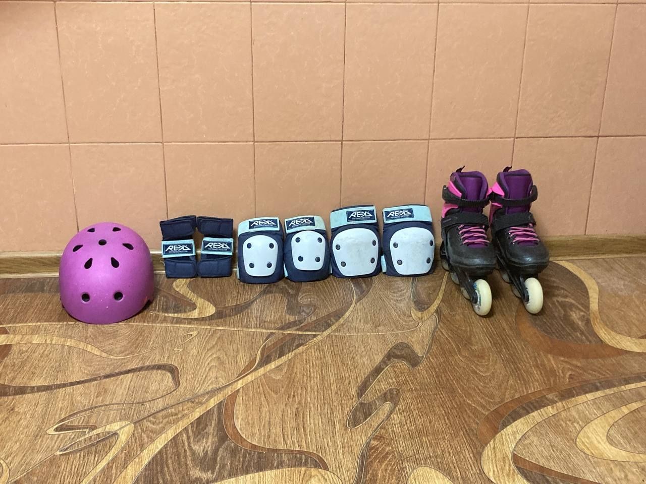 Rollerblade дитячі ролики розмір 28-32 та 29-33 шолом та захист rekd