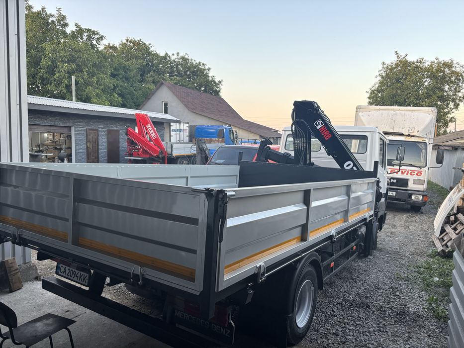 Продам переобладнаю авто Мерседес 814 самоскид кран маніпулятор